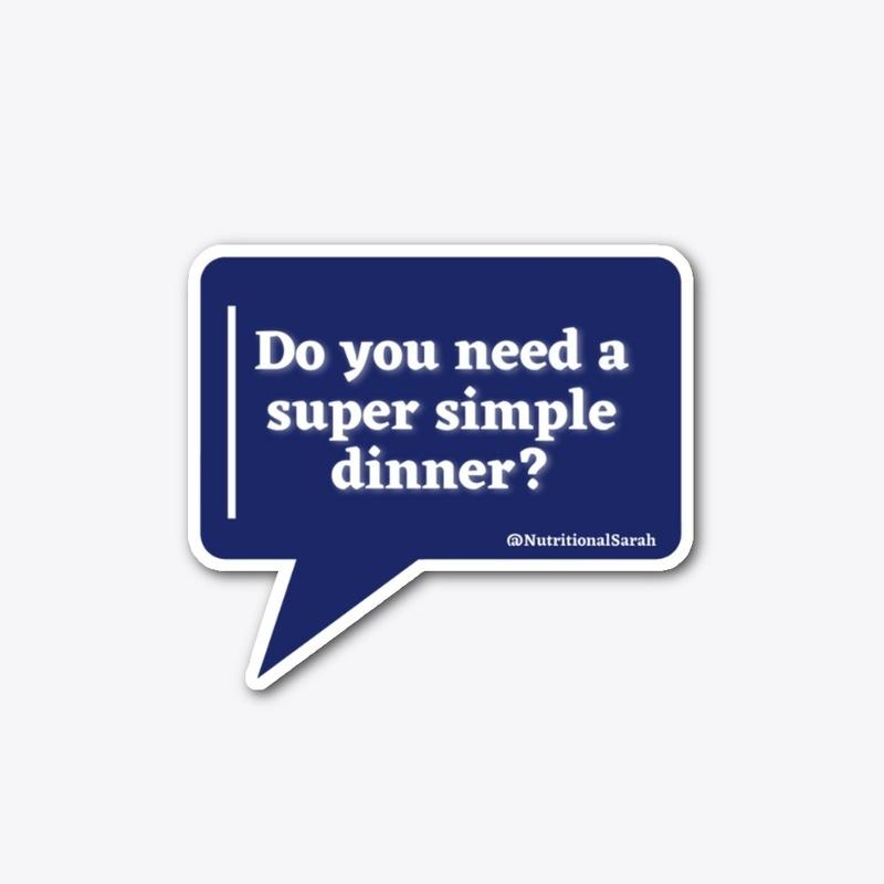 Super Simple Sticker